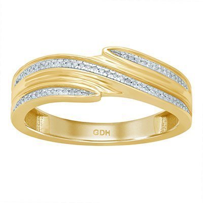 10K 0.13-0.14CT D-RING BAND MENS RDS MP