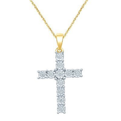 10K 0.13-0.18CT D-PENDANT MEN FANUC