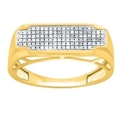10K 0.14-0.26CT D-RING MENS RDS MP