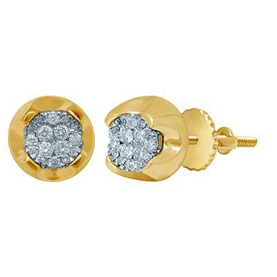 10K 0.15-0.17CT D-EARRING RDS