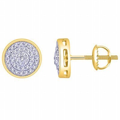 10K 0.15-0.18CT EARRING MENS RDS MP