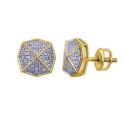 10K 0.15-0.19CT D-EARRING RDS MP