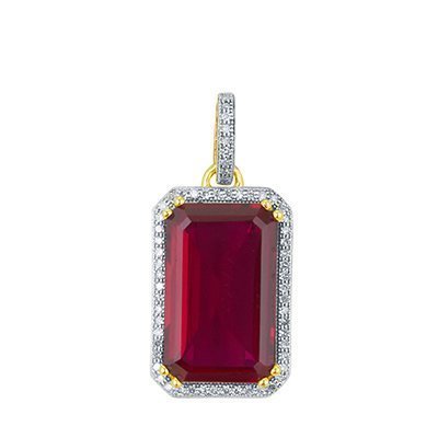 10K 0.15-0.20CT D-PENDANT LDS RDS