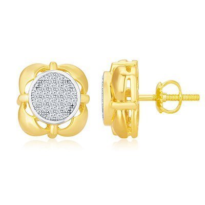 10K 0.15CT D-EARRING LDS RDS