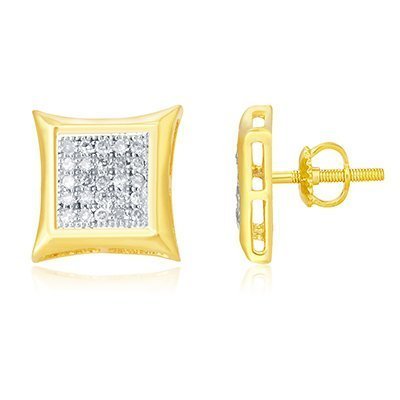 10K 0.15CT D-EARRING RDS MP KITE