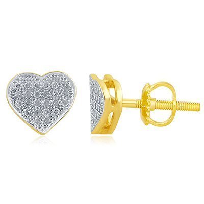 10K 0.15CT D-EARRINGS LDS RDS MP