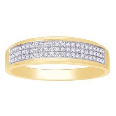 10K 0.16-0.19CT D-BAND RING MEN RDS