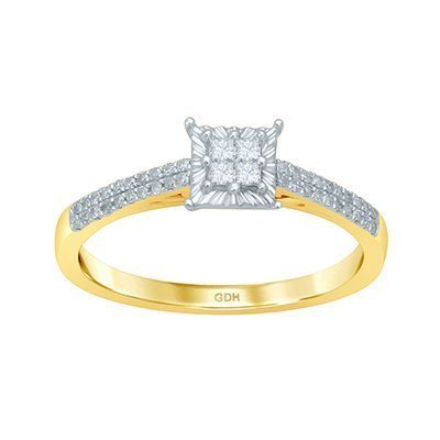 10K 0.16-0.19CT D-RING LDS PCT\RDS