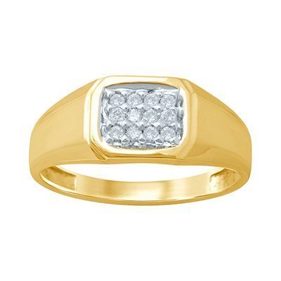 10K 0.17-0.18CT D-RING MENS RDS