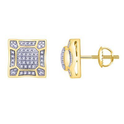 10K 0.17-0.21CT D-EARRING RDS MP