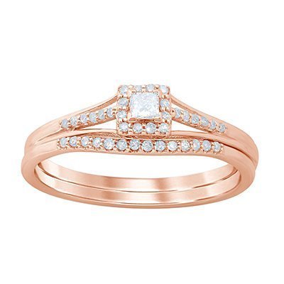 10K 0.18-0.20CT D-BRIDAL SET LDS PCT/RDS