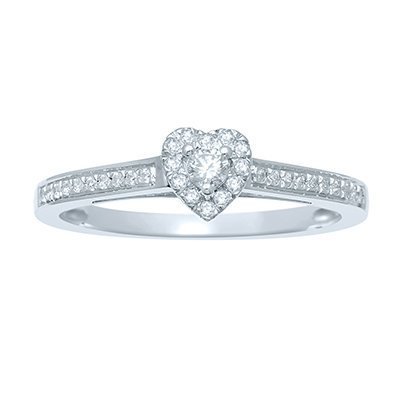 10K 0.18-0.20CT D-RING LDS RDS CNTR 0.05CT