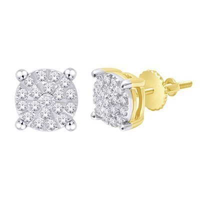 10K 0.18-0.21CT D-EARRING RDS