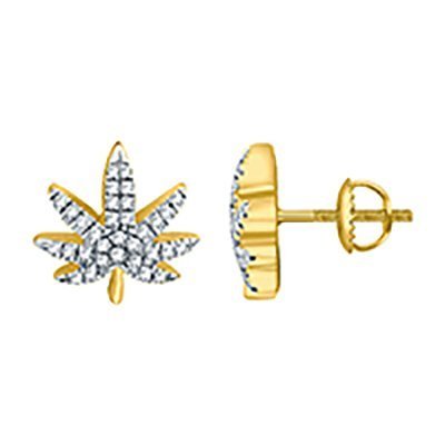10K 0.18-0.22CT D-EARRING RDS