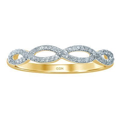 10K 0.18CT D-RING LDS RDS