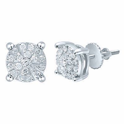 10K 0.19-0.20CT D-EARRING RDS