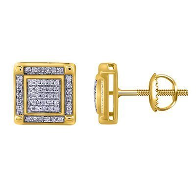 10K 0.19-0.23CT D-EARRING MP RDS
