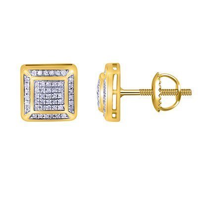 10K 0.19-0.24CT D-EARRING MP RDS