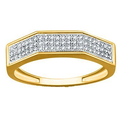10K 0.19-0.25CT D-RING BAND LDS RDS MP