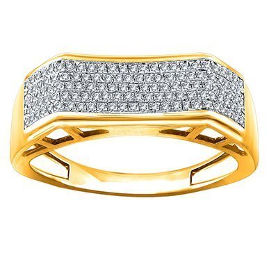 10K 0.19-0.29CT D-RING MEN RDS MP