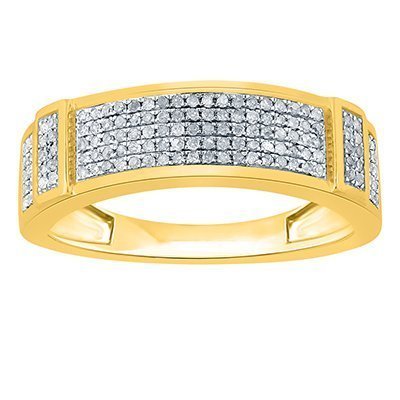 10K 0.19-0.35CT D-RING MEN RDS MP
