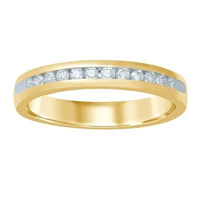 10K 0.19CT D-RING BAND MACHINE LDS RDS