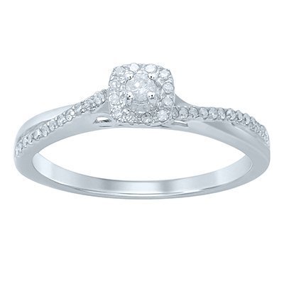10K 0.19CT D-RING LDS RDS