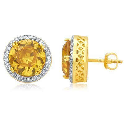 10K 0.20CT D-EARRING RDS LDS