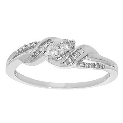 10K 0.20CT D-RING LDS BAG/RDS