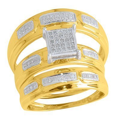 10K 0.20CT D-TRIO SET RDS MP