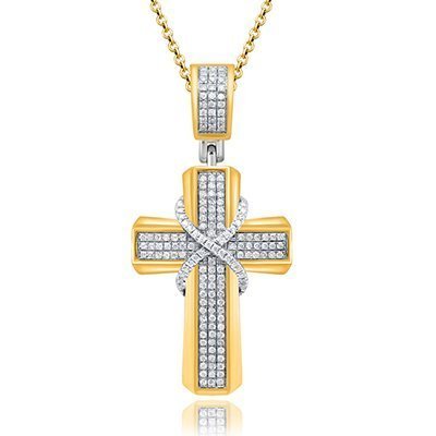 10K 0.22-0.26CT D-PENDANT RDS LDS