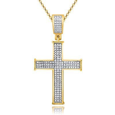 10K 0.22-0.26CT D-PENDANT RDS LDS