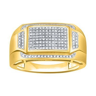 10K 0.22-0.37CT D-RING MEN RDS MP