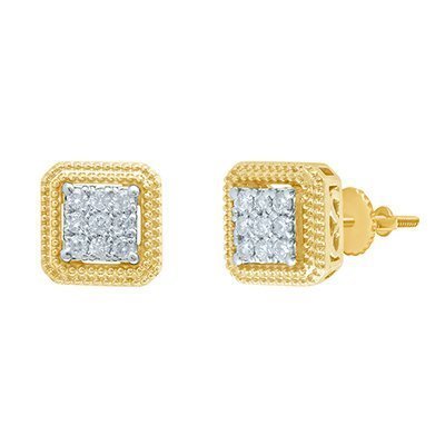 10K 0.23-0.26CT D-EARRING RDS