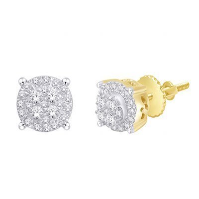 10K 0.23-0.26CT D-EARRING RDS