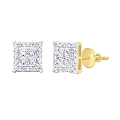 10K 0.23-0.27CT D-EARRING RDS