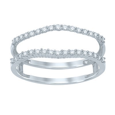 10K 0.23-0.27CT D-RING GUARD LDS RDS