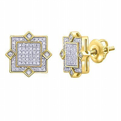 10K 0.23-0.28CT D-EARRING LDS RDS