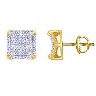 10K 0.23-0.30CT D-EARRING MP RDS