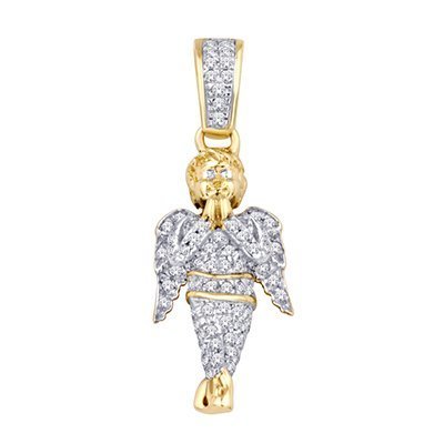 10K 0.24-0.25CT D-PENDANT "ANGEL" RDS
