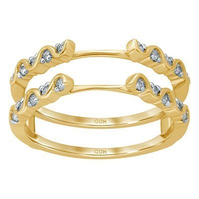 10K 0.24-0.25CT D-RING GUARD RDS