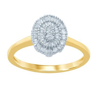 10K 0.24-0.25CT D-RING LDS RDS