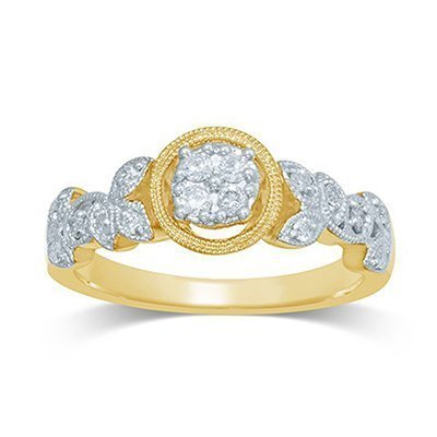 10K 0.24-0.25CT D-RING LDS RDS