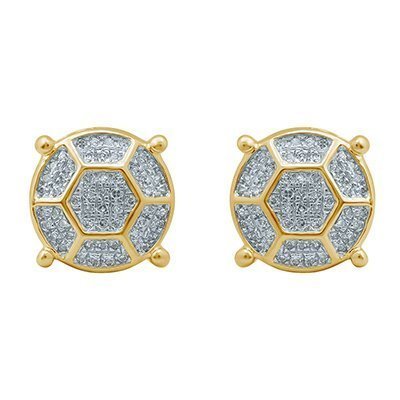 10K 0.24-0.26CT D-EARRING MP RDS