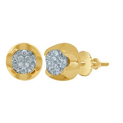 10K 0.24-0.26CT D-EARRING RDS