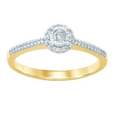 10K 0.24-0.27CT D-RING LDS RDS FANUK CNTR 0.07-0.08CT