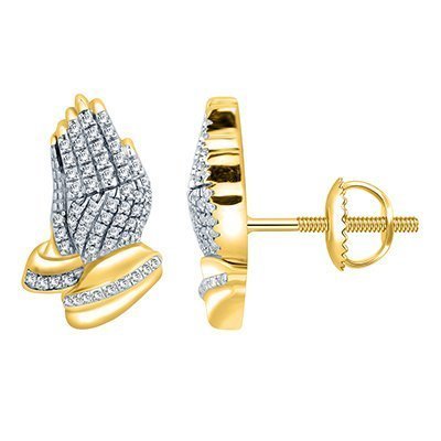 10K 0.24-0.28CT D-EARRING RDS MP