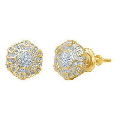 10K 0.24-0.28CT D-EARRING RDS MP
