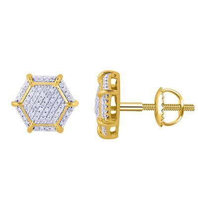 10K 0.24-0.29CT D-EARRING MP RDS