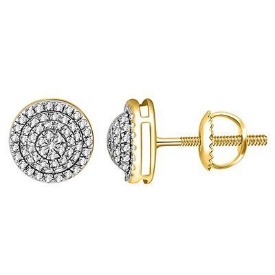 10K 0.24-0.30CT D-EARRING MP RDS